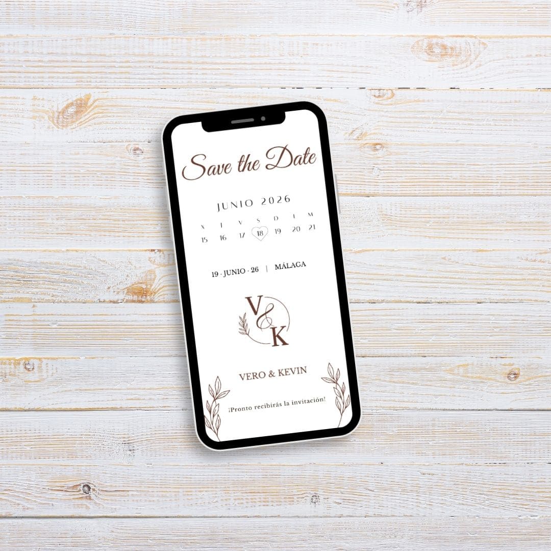 Save the Date digital Simple Logo